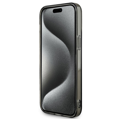 iPhone 14 Pro Max Kılıf BMW Orijinal Lisanslı Yarı Transparan M Dizayn Çizgili Kılıf