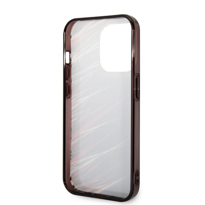 iPhone 14 Pro Max Kılıf Ferrari Orijinal Lisanslı Baskı Logolu Çimen Desenli Kılıf