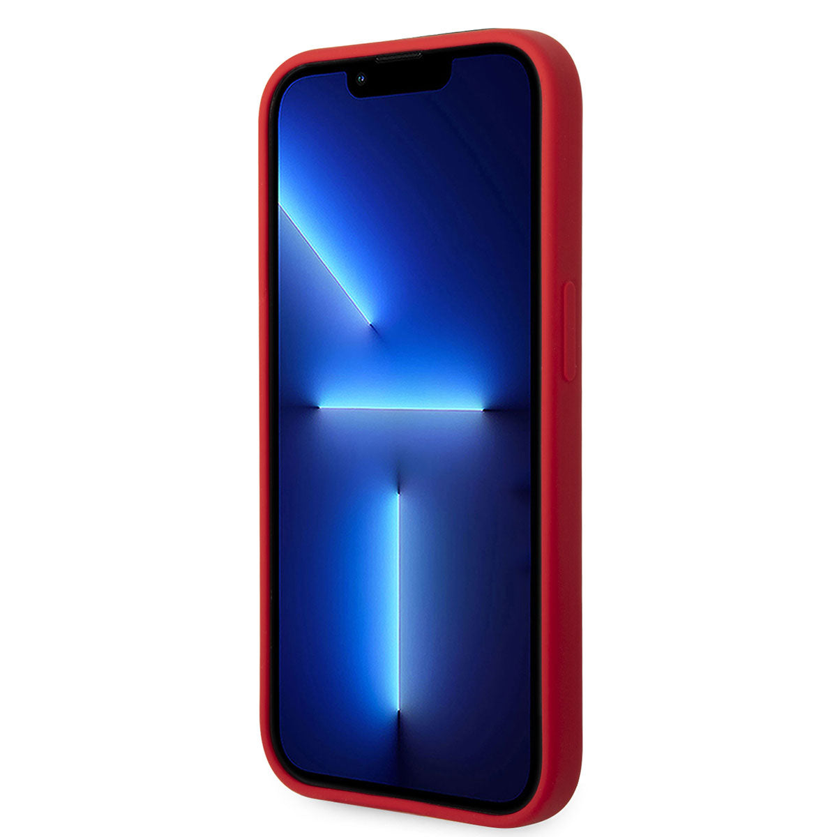 iPhone 14 Pro Max Kılıf Ferrari M-safe Şarj Özellikli Silikon Metal Logo Dizayn Kılıf