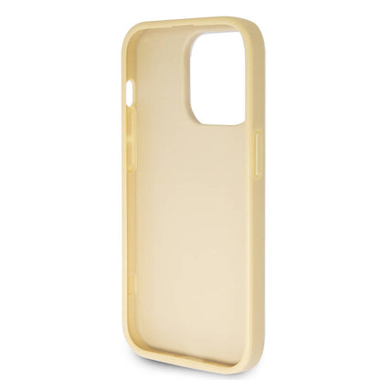 iPhone 14 Pro Max Kılıf Guess Orijinal Lisanslı 4G Büyük Metal Logolu Glitter Kılıf