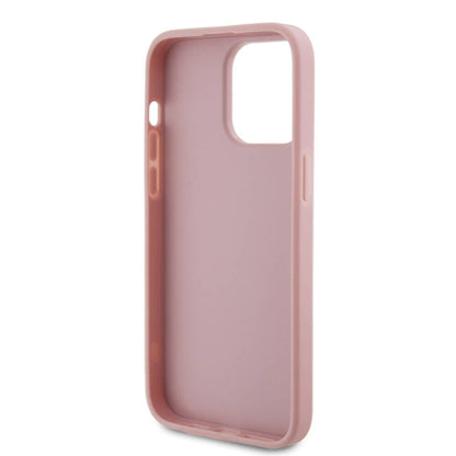 iPhone 14 Pro Max Kılıf Guess Orijinal Lisanslı 4G Büyük Metal Logolu Glitter Kılıf