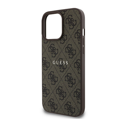 iPhone 14 Pro Max Kılıf Guess Orijinal Lisanslı M-safe Şarj Özellikli 4G Desen Yazı Logolu Kılıf