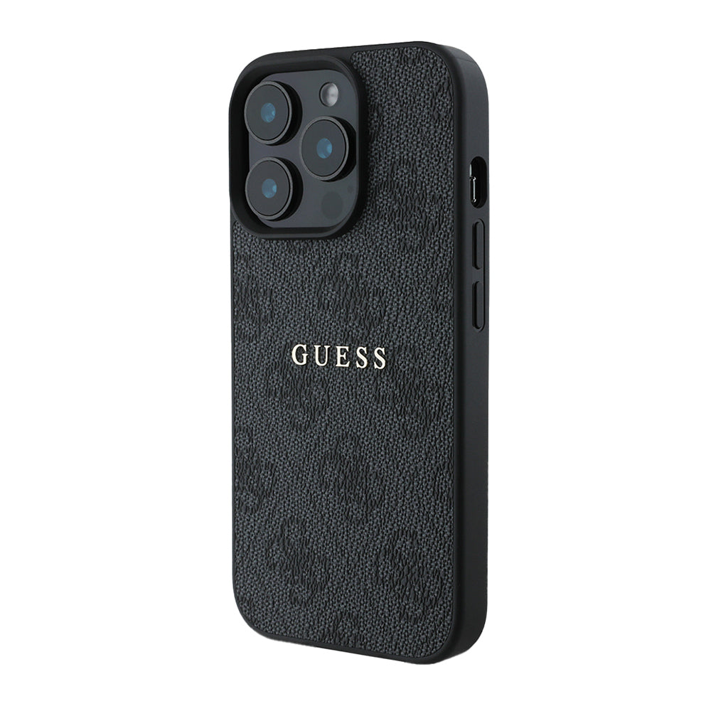 iPhone 14 Pro Max Kılıf Guess Orijinal Lisanslı M-safe Şarj Özellikli 4G Desen Yazı Logolu Kılıf