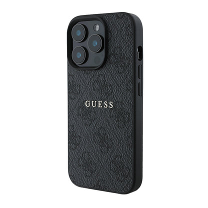 iPhone 14 Pro Max Kılıf Guess Orijinal Lisanslı M-safe Şarj Özellikli 4G Desen Yazı Logolu Kılıf