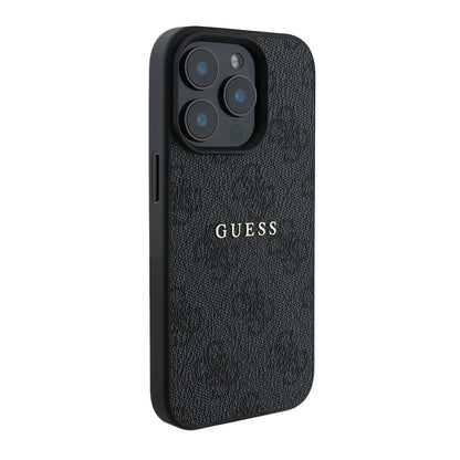 iPhone 14 Pro Max Kılıf Guess Orijinal Lisanslı M-safe Şarj Özellikli 4G Desen Yazı Logolu Kılıf