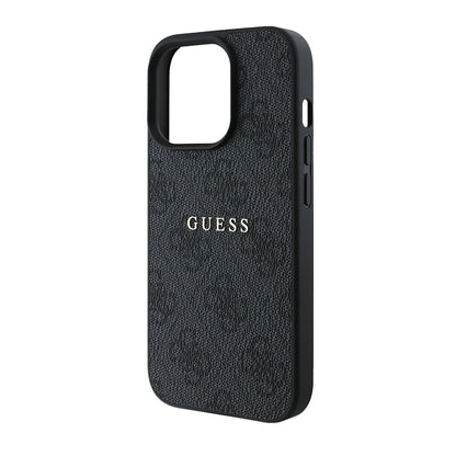 iPhone 14 Pro Max Kılıf Guess Orijinal Lisanslı M-safe Şarj Özellikli 4G Desen Yazı Logolu Kılıf