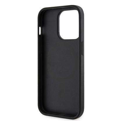 iPhone 14 Pro Max Kılıf Guess Orijinal Lisanslı M-safe Şarj Özellikli 4G Şerit Tasarımlı Printed Kılıf
