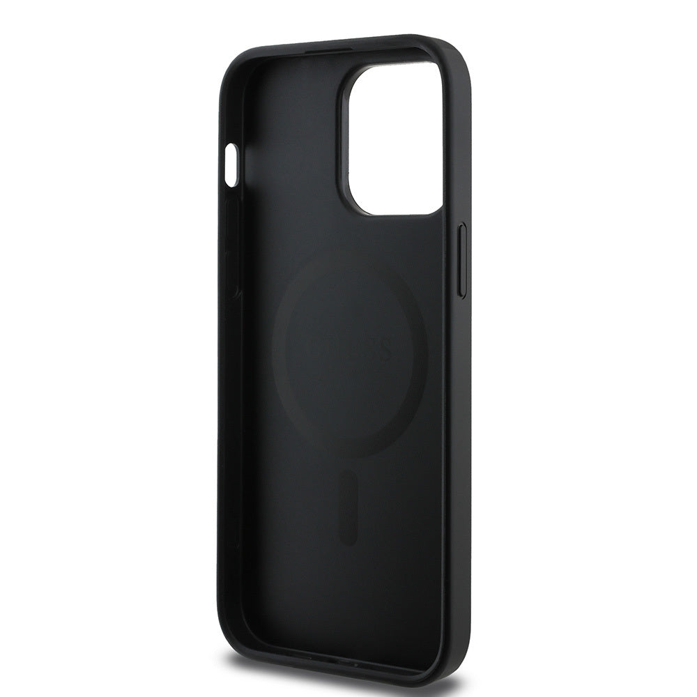 iPhone 14 Pro Max Kılıf Guess Orijinal Lisanslı M-safe Şarj Özellikli Small 4G Classic Kılıf