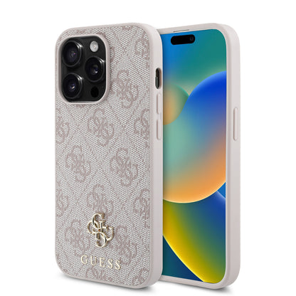 iPhone 14 Pro Max Kılıf Guess Orijinal Lisanslı M-safe Şarj Özellikli Small 4G Classic Kılıf