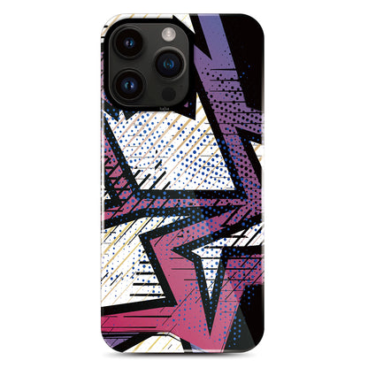 iPhone 14 Pro Max Kılıf HD Desenli Kajsa Shield Plus Grafiti Serisi Kılıf