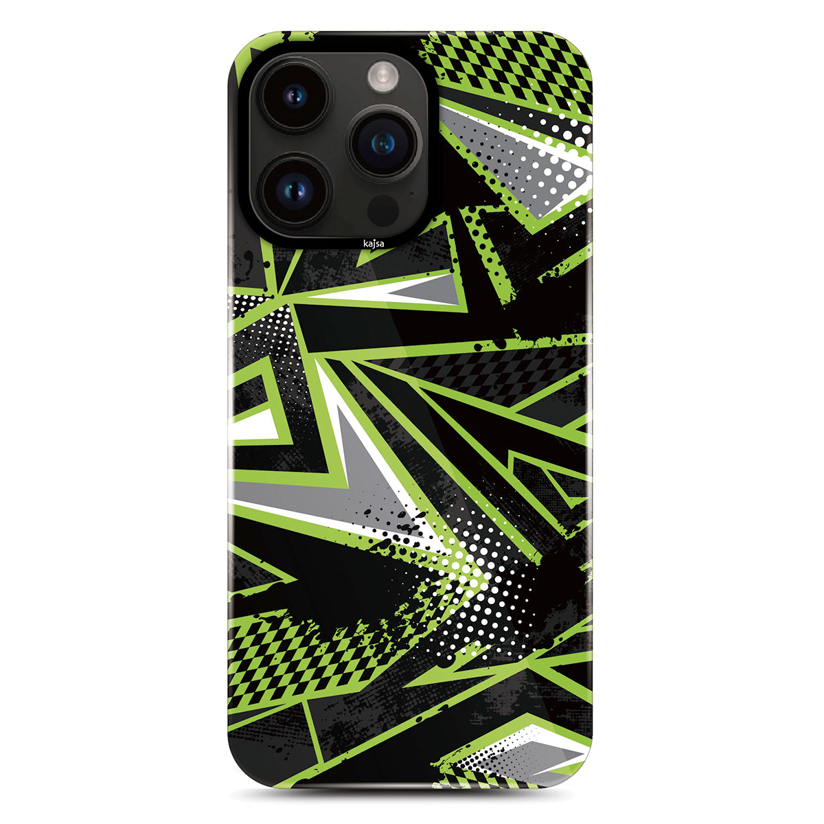 iPhone 14 Pro Max Kılıf HD Desenli Kajsa Shield Plus Grafiti Serisi Kılıf