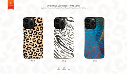 iPhone 14 Pro Max Kılıf HD Desenli Kajsa Shield Plus Wild Serisi Kılıf