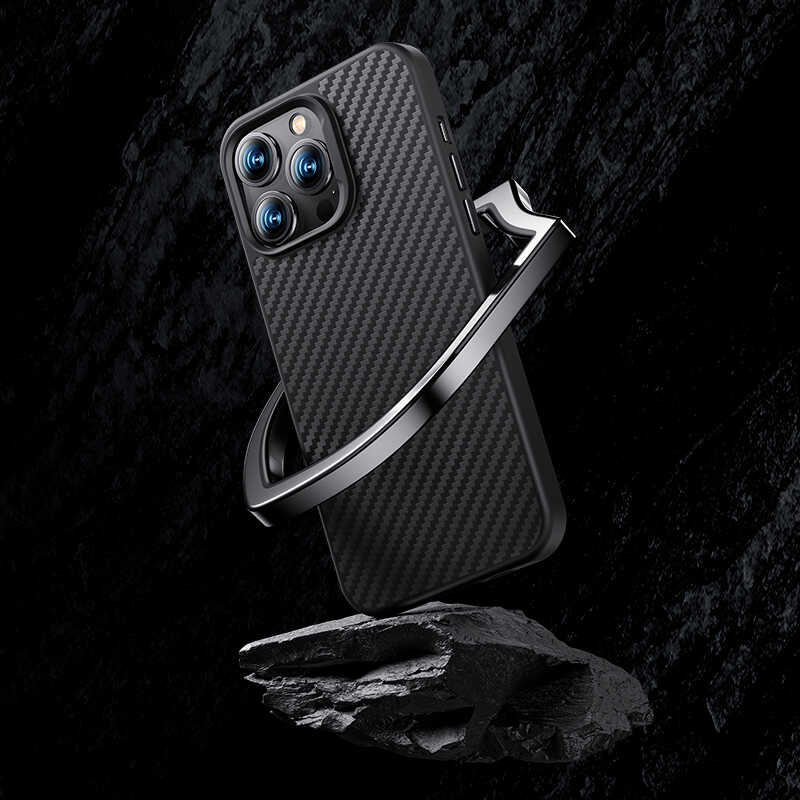 iPhone 14 Pro Max Kılıf Karbon Fiber Benks Civilian Aramid Protective Kılıf