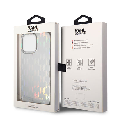 iPhone 14 Pro Max Kılıf Karl Lagerfeld Hologram Dizayn Kılıf