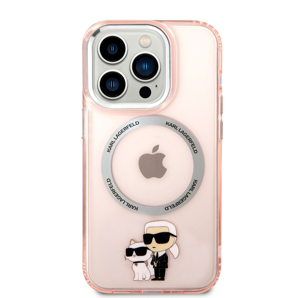 iPhone 14 Pro Max Kılıf Karl Lagerfeld M-safe Şarj Özellikli K&C Dizayn Kılıf