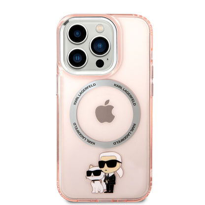 iPhone 14 Pro Max Kılıf Karl Lagerfeld M-safe Şarj Özellikli K&C Dizayn Kılıf