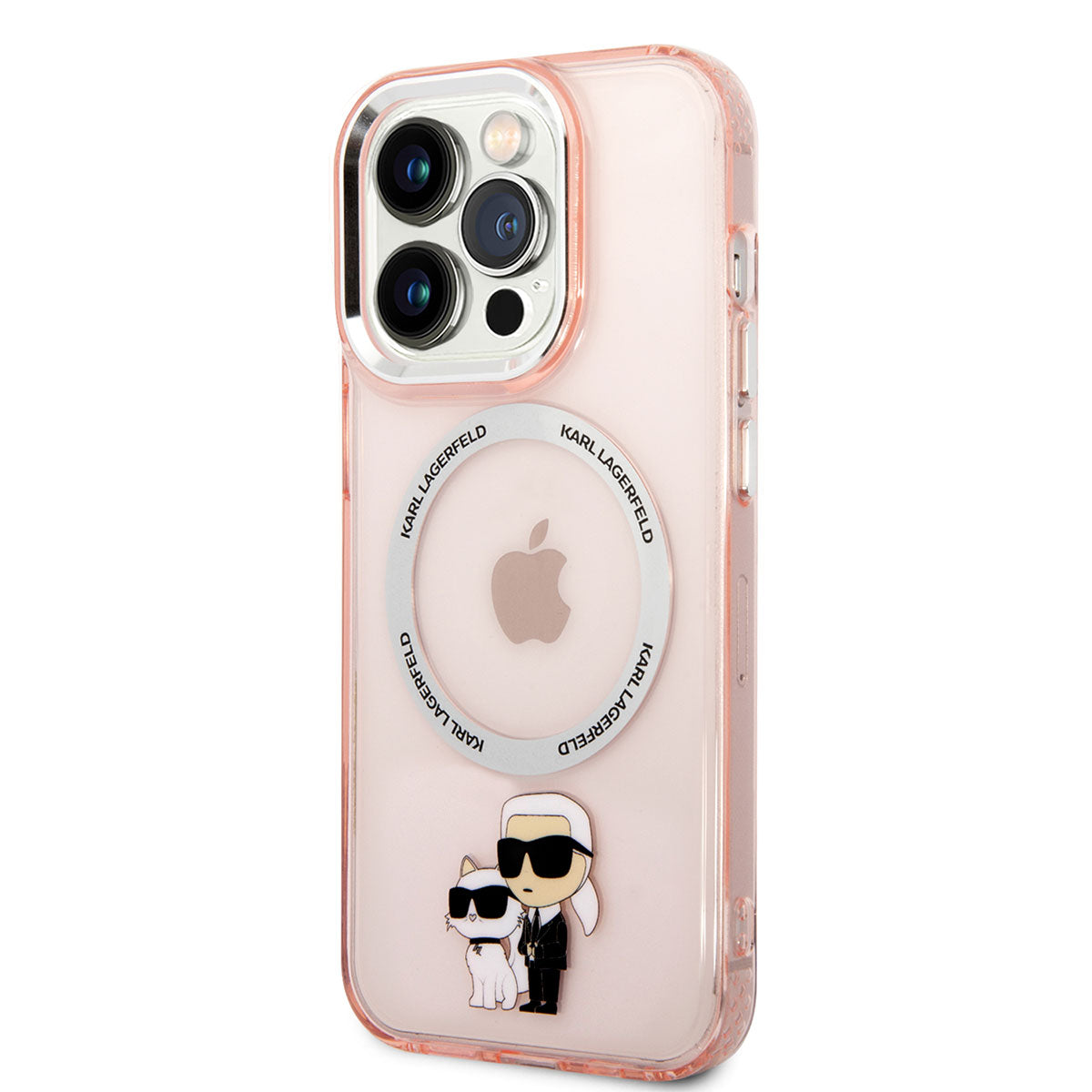 iPhone 14 Pro Max Kılıf Karl Lagerfeld M-safe Şarj Özellikli K&C Dizayn Kılıf