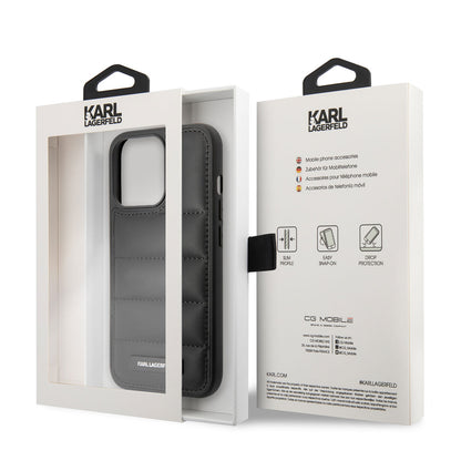 iPhone 14 Pro Max Kılıf Karl Lagerfeld Nylon Puffy Airbag Dizayn Kılıf