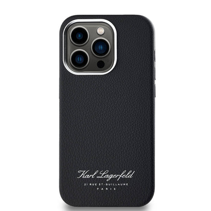 iPhone 14 Pro Max Kılıf Karl Lagerfeld orijinal Lisanslı KL Yazılı Hotel Kılıf