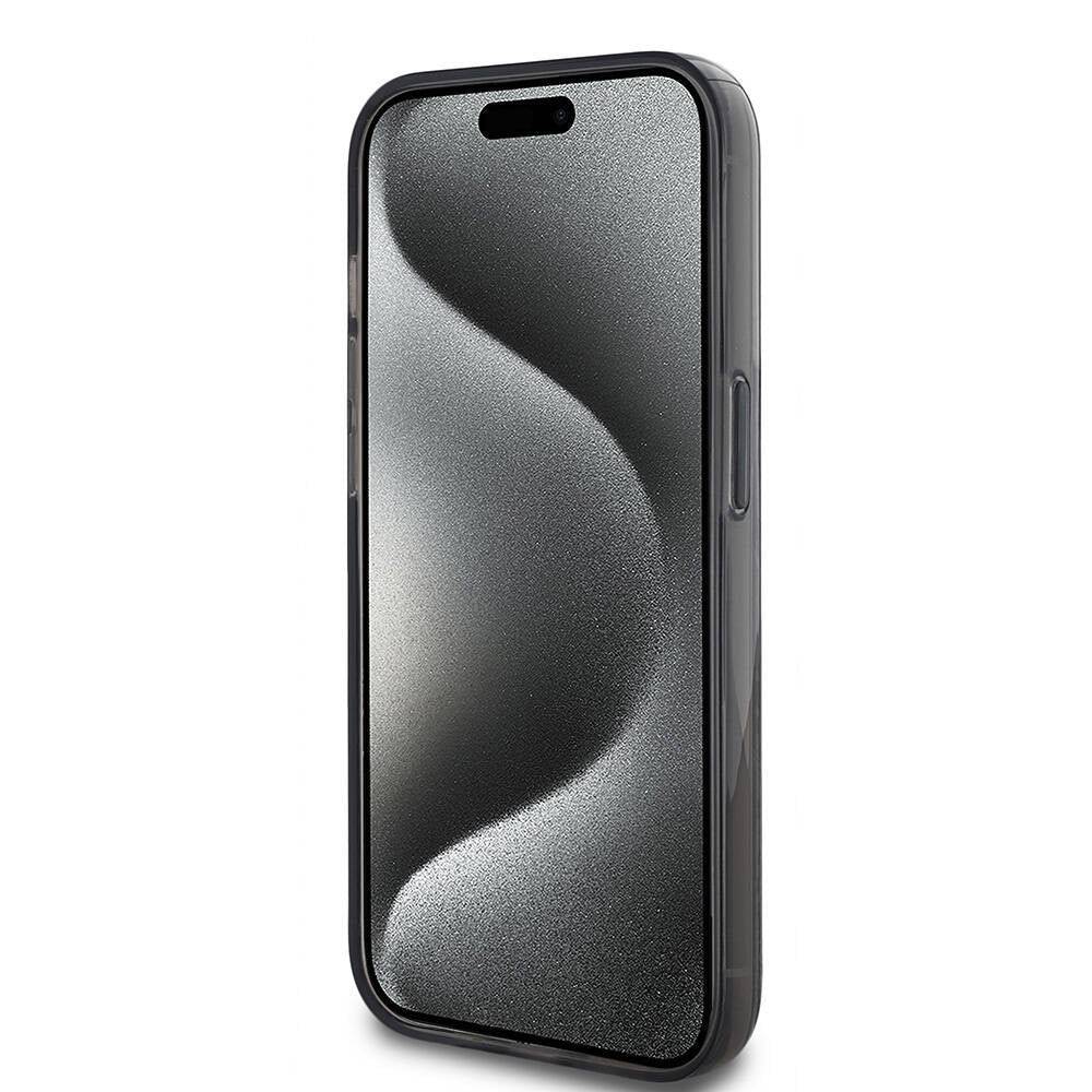 iPhone 14 Pro Max Kılıf Karl Lagerfeld orijinal Lisanslı Simli KL Yazılı Monogram Gradıent Kılıf