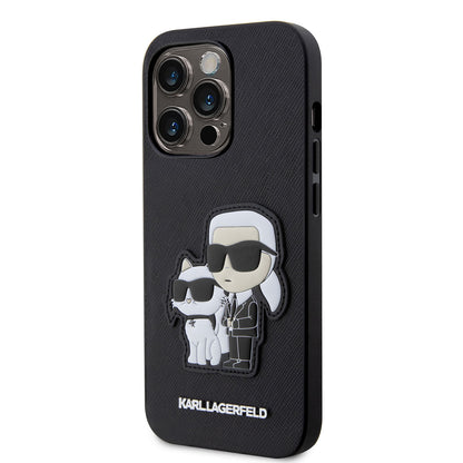 iPhone 14 Pro Max Kılıf Karl Lagerfeld Saffiano Deri K&C Dizayn Kılıf