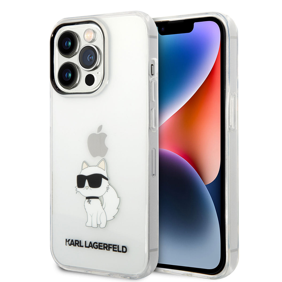 iPhone 14 Pro Max Kılıf Karl Lagerfeld Transparan Choupette Dizayn Kılıf