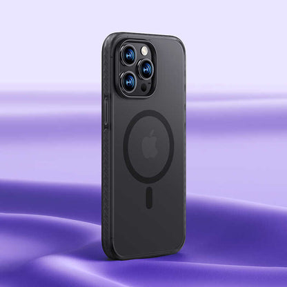 iPhone 14 Pro Max Kılıf Kenarları Silikon Airbagli Mat Arka Yüzey Benks Icesand Kılıf