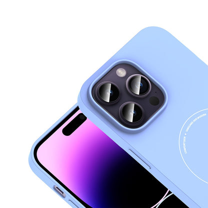 iPhone 14 Pro Max Kılıf M-Safe Şarj Özellikli Kamera Korumalı Zore Elio Sert PC Kılıf