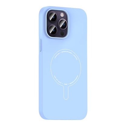 iPhone 14 Pro Max Kılıf M-Safe Şarj Özellikli Kamera Korumalı Zore Elio Sert PC Kılıf