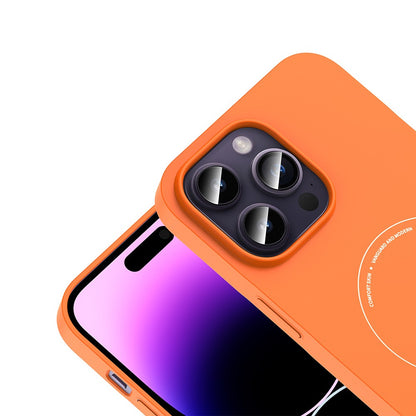 iPhone 14 Pro Max Kılıf M-Safe Şarj Özellikli Kamera Korumalı Zore Elio Sert PC Kılıf