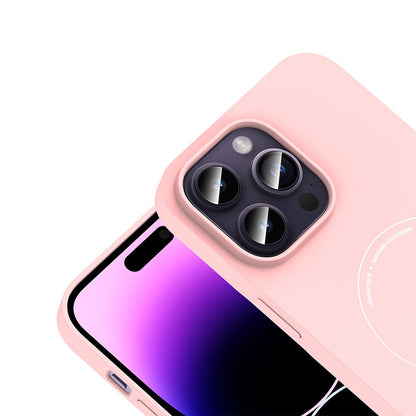 iPhone 14 Pro Max Kılıf M-Safe Şarj Özellikli Kamera Korumalı Zore Elio Sert PC Kılıf