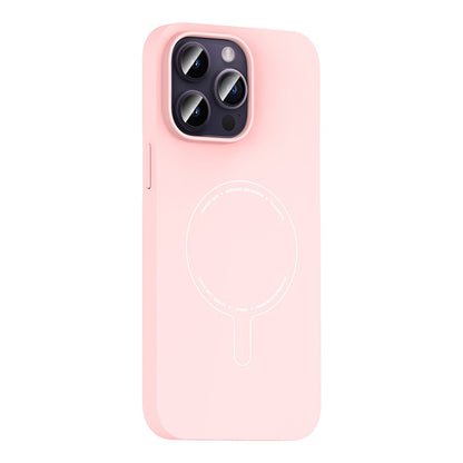 iPhone 14 Pro Max Kılıf M-Safe Şarj Özellikli Kamera Korumalı Zore Elio Sert PC Kılıf