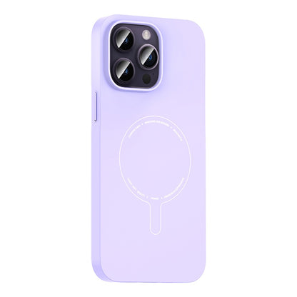 iPhone 14 Pro Max Kılıf M-Safe Şarj Özellikli Kamera Korumalı Zore Elio Sert PC Kılıf