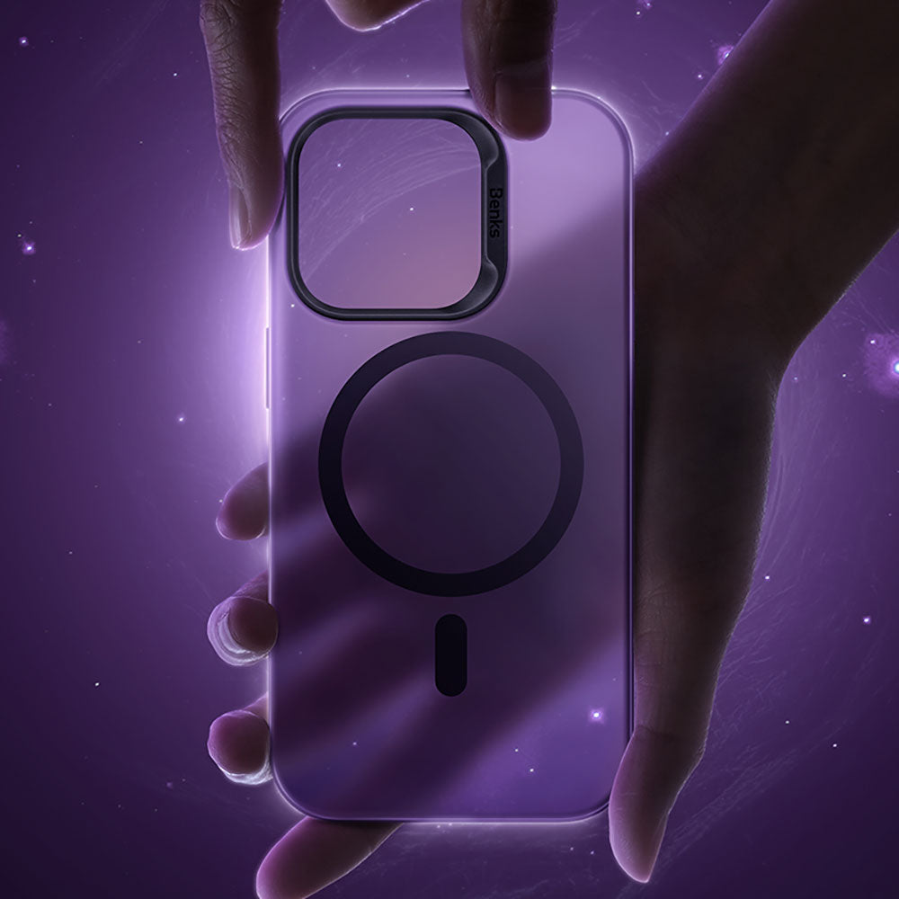 iPhone 14 Pro Max Kılıf M-safe Şarj Özellikli Benks Lucid Armor Kılıf