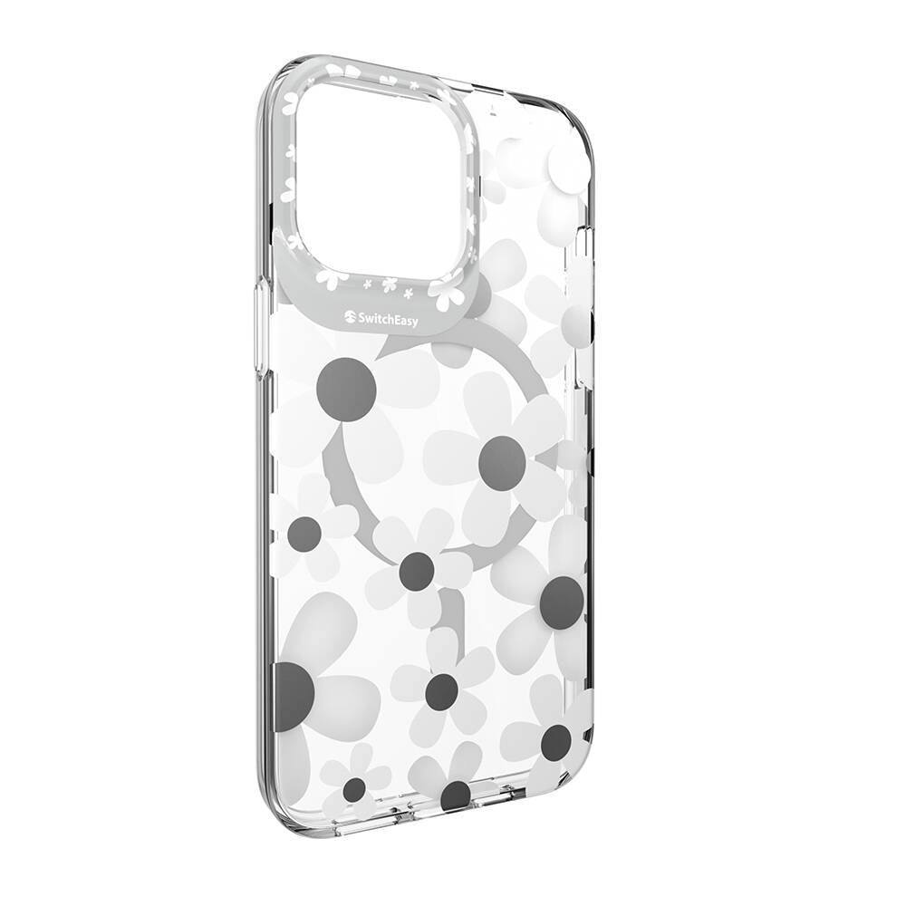 iPhone 14 Pro Max Kılıf M-safe Şarj Özellikli Çift IMD Baskılı Lisanslı Switcheasy Artist-M Fleur Kılıf