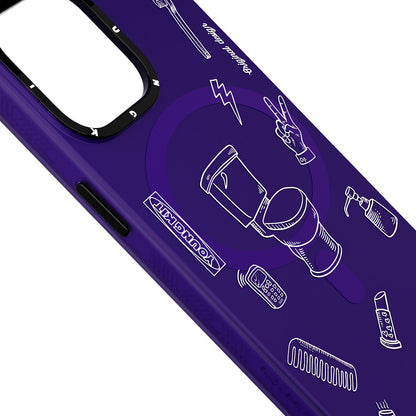 iPhone 14 Pro Max Kılıf M-safe Şarj Özellikli Desenli Youngkit Plaything Serisi Kılıf