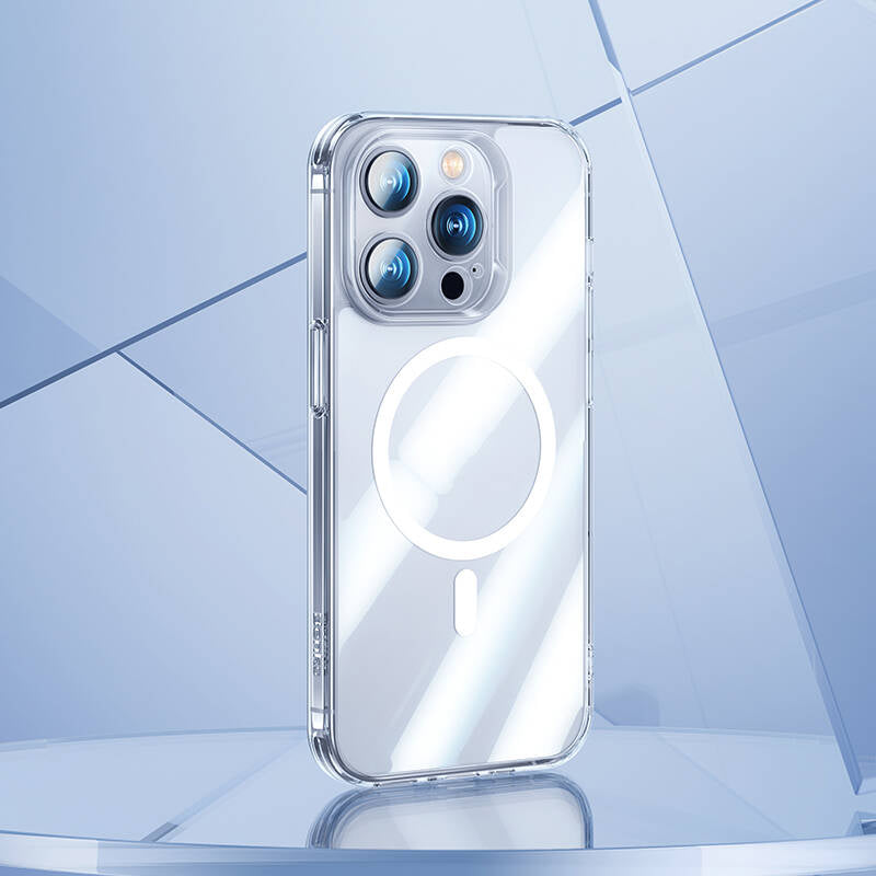 iPhone 14 Pro Max Kılıf M-safe Şarj Özellikli Kamera Korumalı Benks Corning Glass Serisi Kılıf