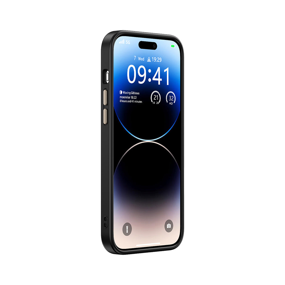 iPhone 14 Pro Max Kılıf M-safe Şarj Özellikli Karbon Fiber Görünümlü Zore Antina Kılıf