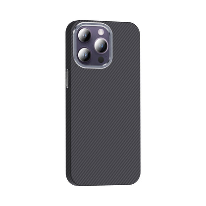 iPhone 14 Pro Max Kılıf M-safe Şarj Özellikli Karbon Fiber Görünümlü Zore Gros Kılıf
