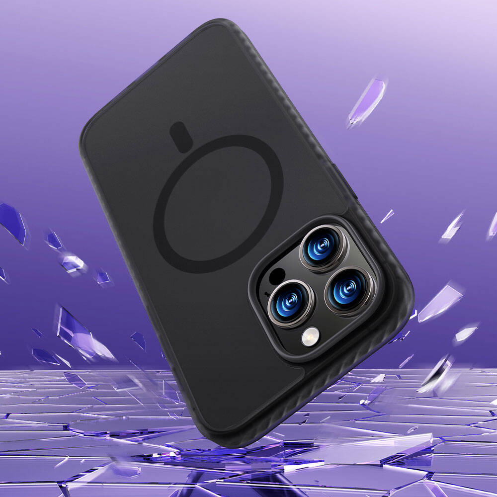 iPhone 14 Pro Max Kılıf M-safe Şarj Özellikli Mat Arka Yüzey Benks Drop Resistance Kılıf