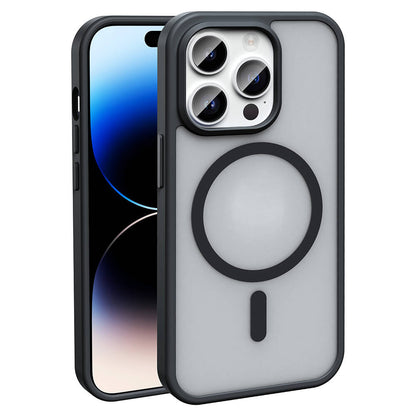 iPhone 14 Pro Max Kılıf M-safe Şarj Özellikli Mat Arka Yüzey Zore Sio Kılıf