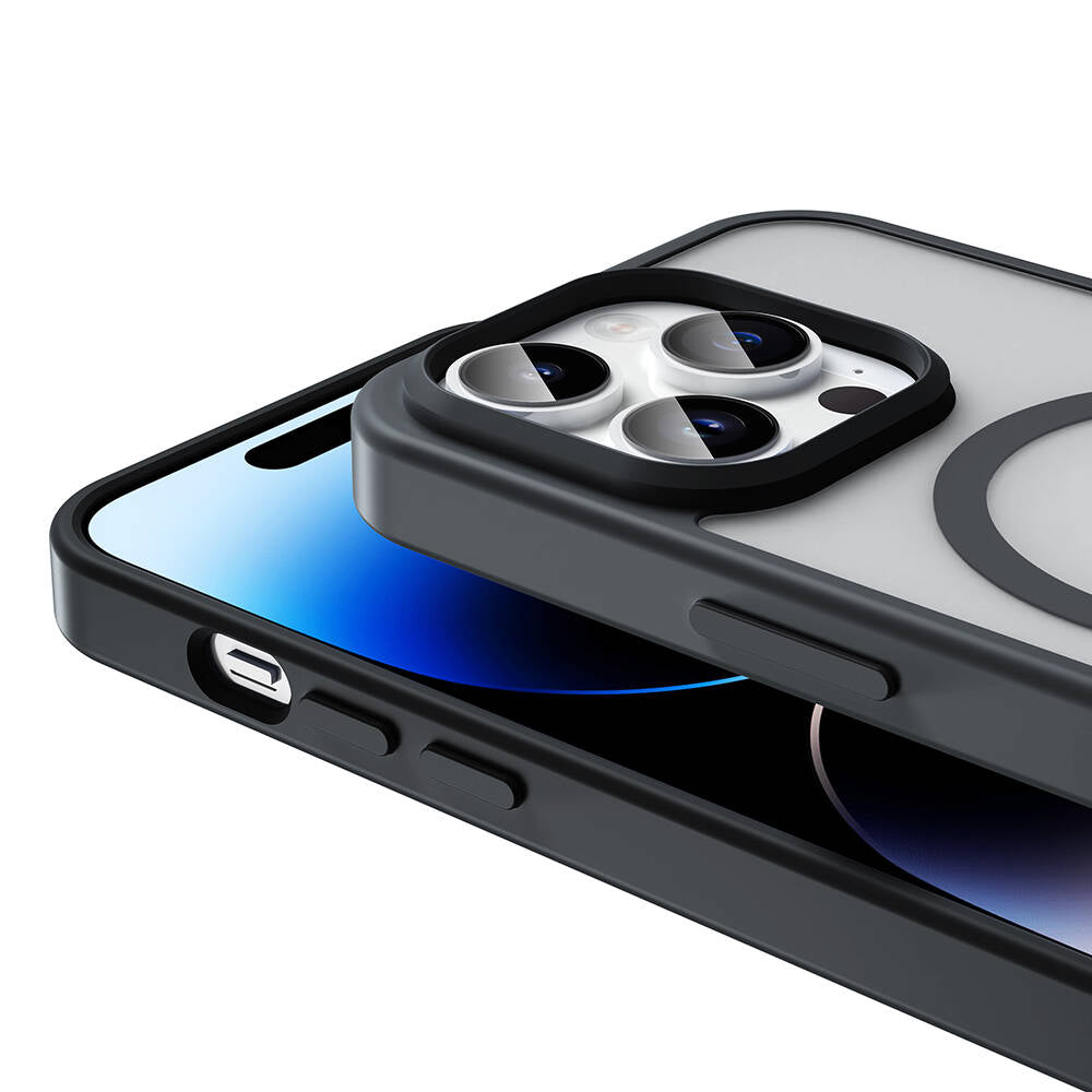 iPhone 14 Pro Max Kılıf M-safe Şarj Özellikli Mat Arka Yüzey Zore Sio Kılıf