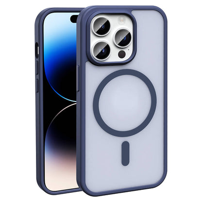 iPhone 14 Pro Max Kılıf M-safe Şarj Özellikli Mat Arka Yüzey Zore Sio Kılıf