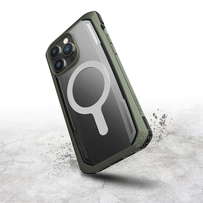 iPhone 14 Pro Max Kılıf M-safe Şarj Özellikli Raptic Secure Serisi Çift Kat TPU Kenarlı Şeffaf Arka Yüzeyli Kılıf