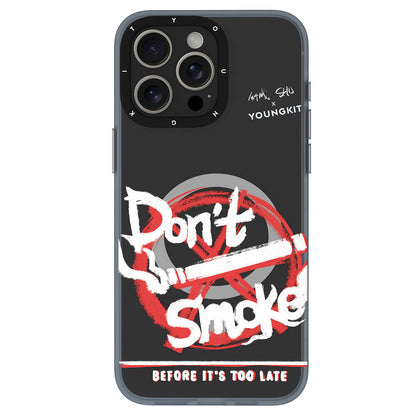 iPhone 14 Pro Max Kılıf M-safe Şarj Özellikli Shu Tasarımlı Youngkit City Serisi Kılıf