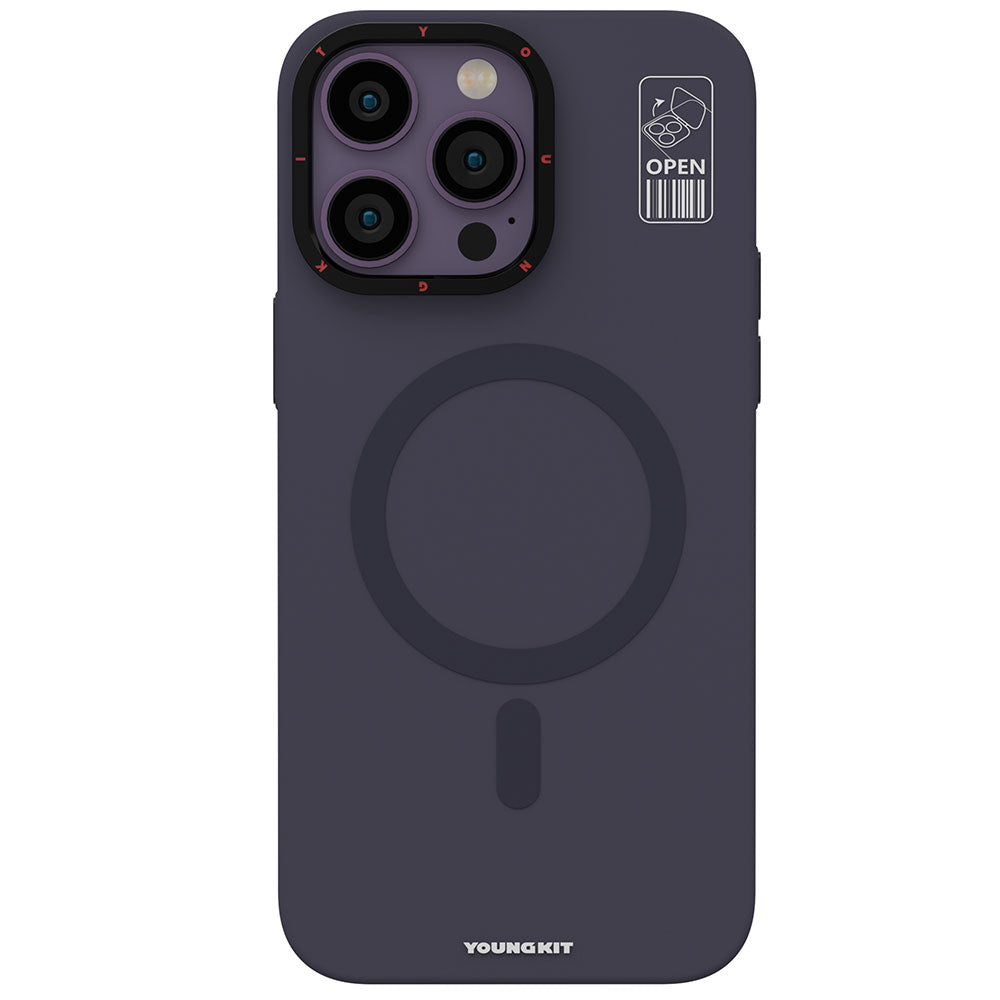 iPhone 14 Pro Max Kılıf M-safe Şarj Özellikli Standlı YoungKit Hermit Bracket Serisi Kılıf