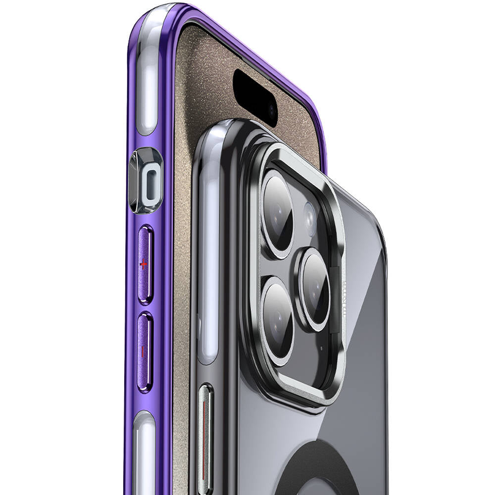 iPhone 14 Pro Max Kılıf M-safe Şarj Özellikli Wlons Standlı Efsane Kılıf