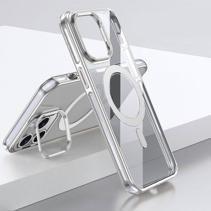 iPhone 14 Pro Max Kılıf M-safe Şarj Özellikli Wlons Standlı Efsane Kılıf