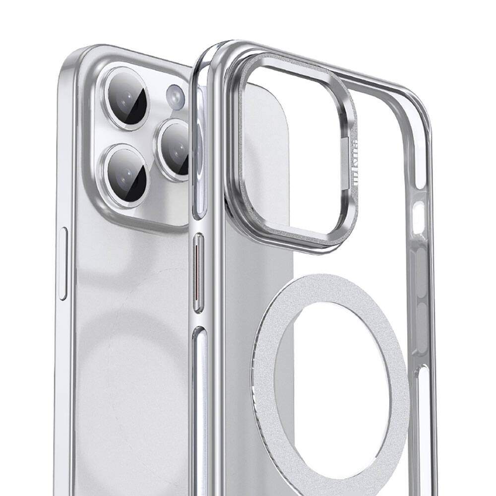 iPhone 14 Pro Max Kılıf M-safe Şarj Özellikli Wlons Standlı Efsane Kılıf