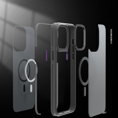 iPhone 14 Pro Max Kılıf M-safe Şarj Özellikli Youngkit Rock Sand Serisi Kılıf